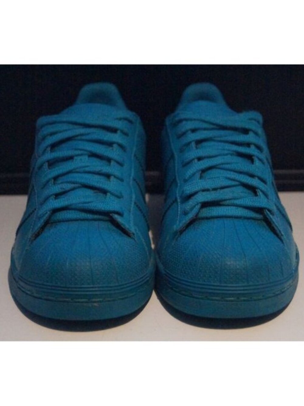 Adidas Superstar Pharrell Williams Super color sneakers in a vibrant blue